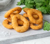 Луковые кольца в панировке