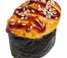 Запеченные суши с мидиями