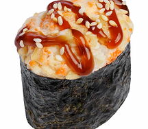 Запеченные суши с креветкой