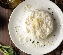 Рис в белом соусе