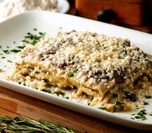 Лазанья грибная