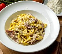 Детская паста Карбонара