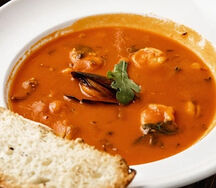 Суп с морепродуктами