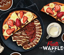 Fruits waffle