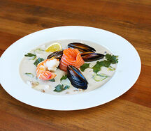 Суп Том кха с морепродуктами