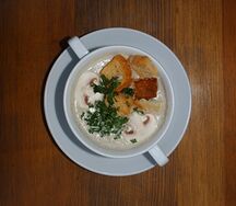 Крем-суп грибной