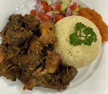 Choukouya de poulet à lattiéké
