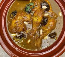 Couscous au poulet pruneaux