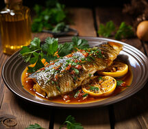 Poissons braisé