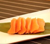 Sashimi saumon