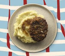 Steak a la purée de pomme de terre