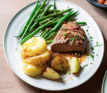 Steak à la pomme de terre