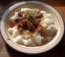 Choukouya mouton/attieke ou riz