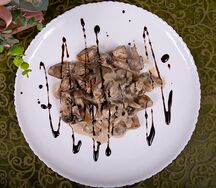 Печень в сливочном соусе