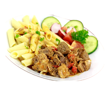 Rigatoni au ragout de veau