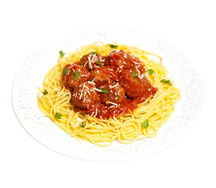 Spaghetti aux boulettes de viande italienne