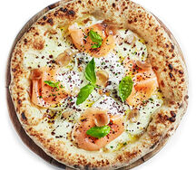 Pizza salmone