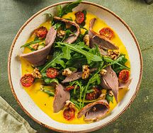 Салат с тыквой и рукколой