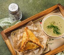 Бульон с эчпочмаком