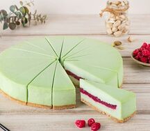 Чизкейк Фисташка и малина