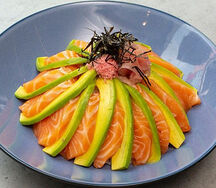 Salmon chirashi
