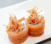 Flying salmon