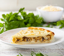 Пирог с картошкой и грибами