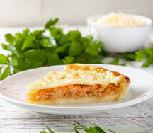 Пирог с рисом и рыбой