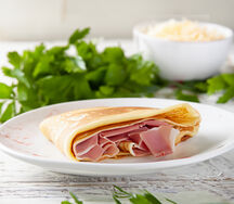 Блин с ветчиной