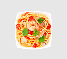 Wok Том ям с креветкой