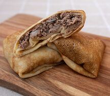 Блинчики с мясным фаршем