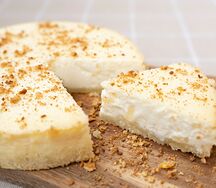 Грушевый чизкейк, половинка