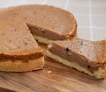 Шоколадный тарт, половинка