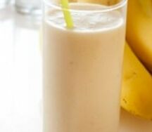 Jus banane au lait