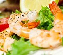 Salade gambas
