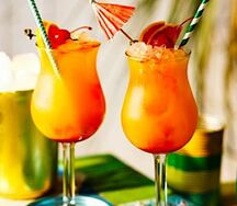 Cocktail sans alcool de jus nature