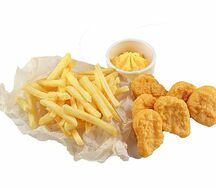 Наггетсы и картофель фри