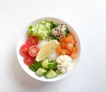 Поке с лососем