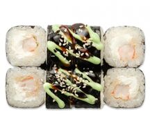 Ролл креветка васаби