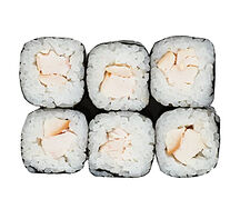 Классический ролл с копченой курицей