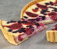 Тарт клубника черника