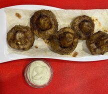 Шампиньоны на мангале