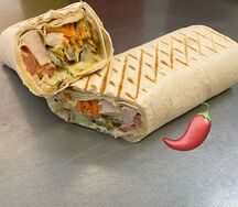 Острая шаурма с курицей