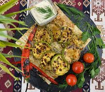 Кабачки на мангале