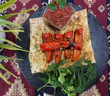 Перец болгарский на мангале