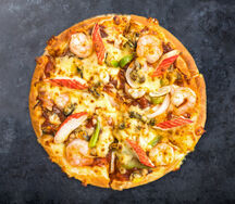 Пицца с морепродуктами