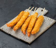 Шашлык из креветок