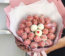 Букет из клубники в шоколаде Мишлен