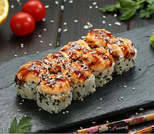 Запеченный с курицей