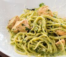 Паста с лососем 